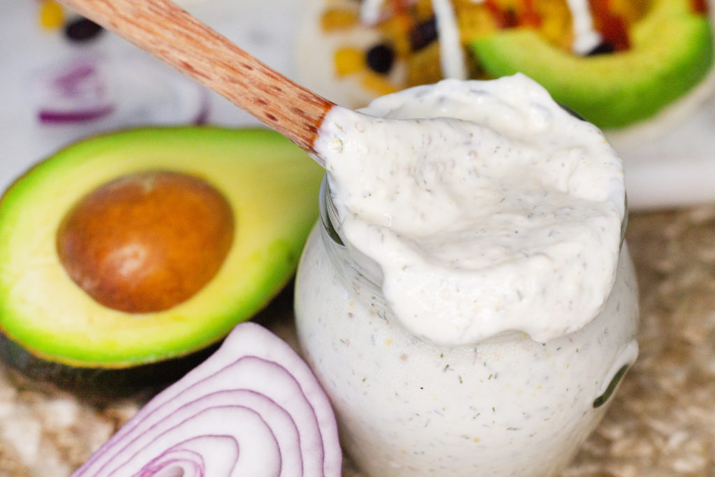 Zesty Greek Yogurt Ranch Dressing | Healthy Ranch Dressing Recipe